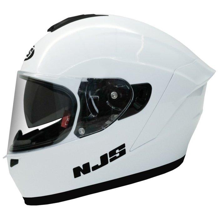 NJS ZX-1 SOLID - Putih Gloss - Helm Full Face