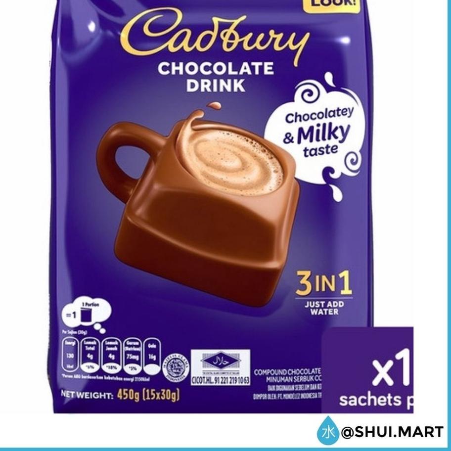 

EXCLUSIVE!CADBURY / CADBURRY HOT CHOCOLATE DRINK INSTANT 3IN1 / 3 IN 1/ MINUMAN COKLAT / COKELAT PANAS INSTAN|RA7