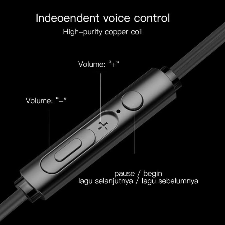 10.10 sale Tacoo Wired Earphone Wired Headset Earphone In Ear TEH0413 black Sport Headset Gaming Noi