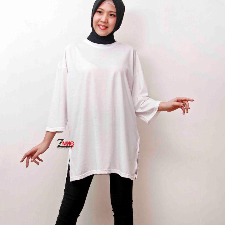 Stok Terbaru OVERSIZE HIJAB POLOS / KAOS POLOS OVERSIZE / OVERSIZE WANITA BASIC