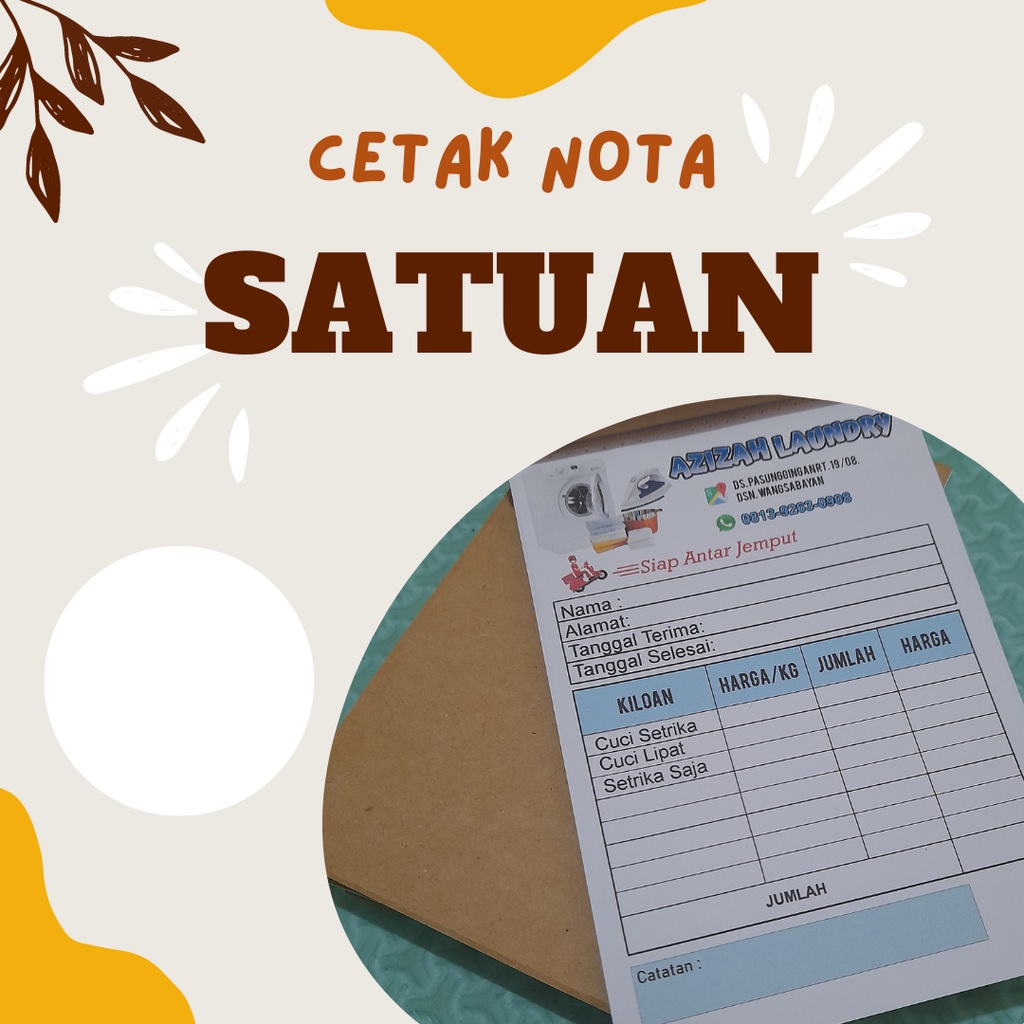 

NOTA SATUAN MURAH