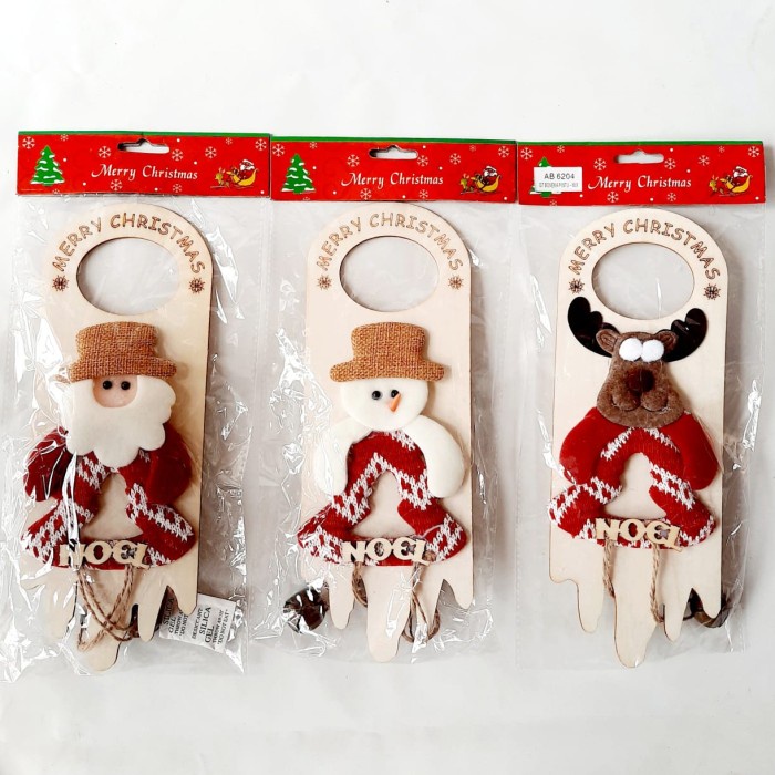 Hiasan Natal Boneka Natal Santa Snowman Rusa Hiasan Natal Gantungan Pohon Boneka Harga Grosir Termurah