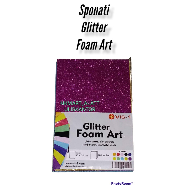 

SPONATI GLITTER FOAM ART MURAH ECERAN
