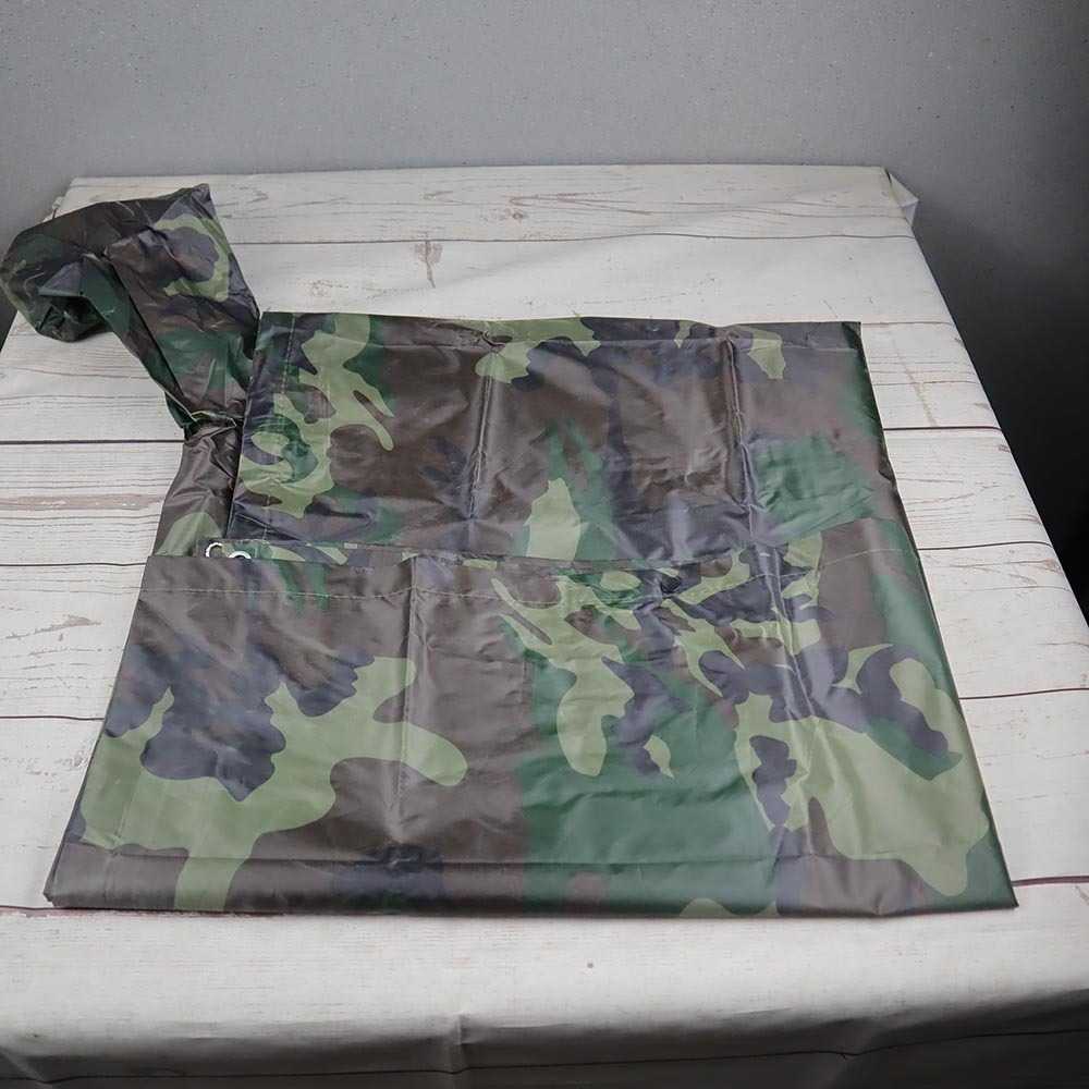 J034 Jas Hujan Motor PVC Motif Tentara Doreng Loreng Camo Waterproof Raincoat Anti Air Tidak Tembus