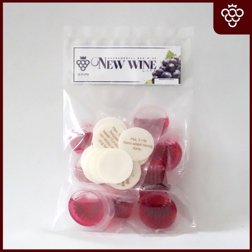 

Minuman Perjamuan Gereja Lite Isi 10 + Hosti Ayat