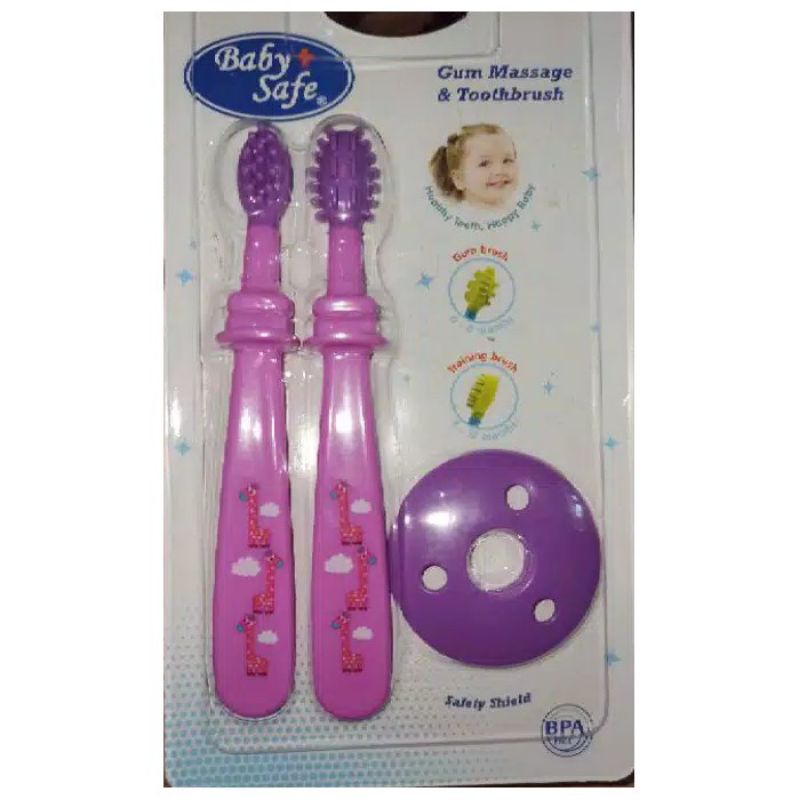 Baby Safe sikat gigi Gum massage brush