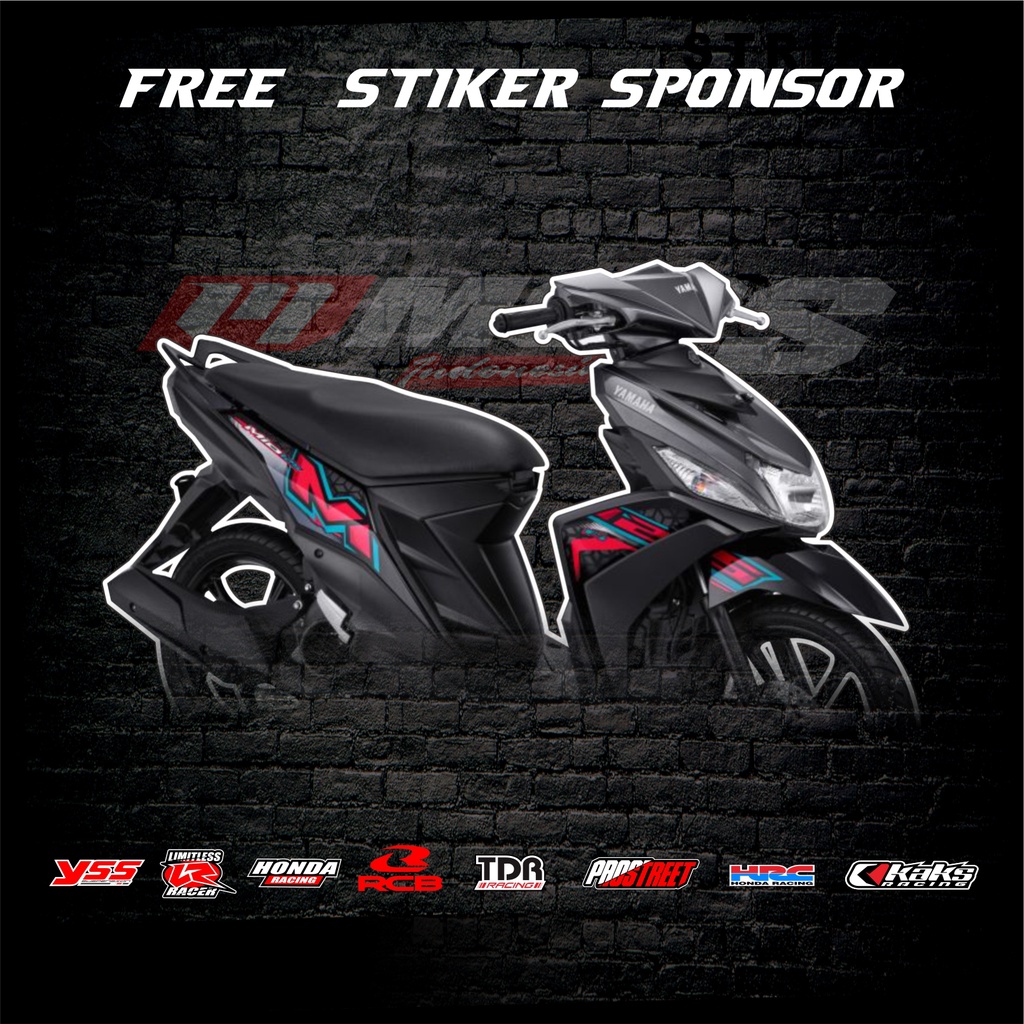 STIKER STANDAR TERBARU MIO M3 125 / MIO Z / MIO 125