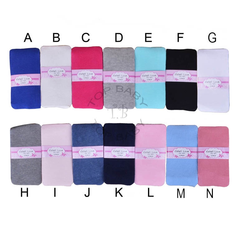 Legging Tutup Kaki Stocking Baby Polos Premium Catell Love - 4166