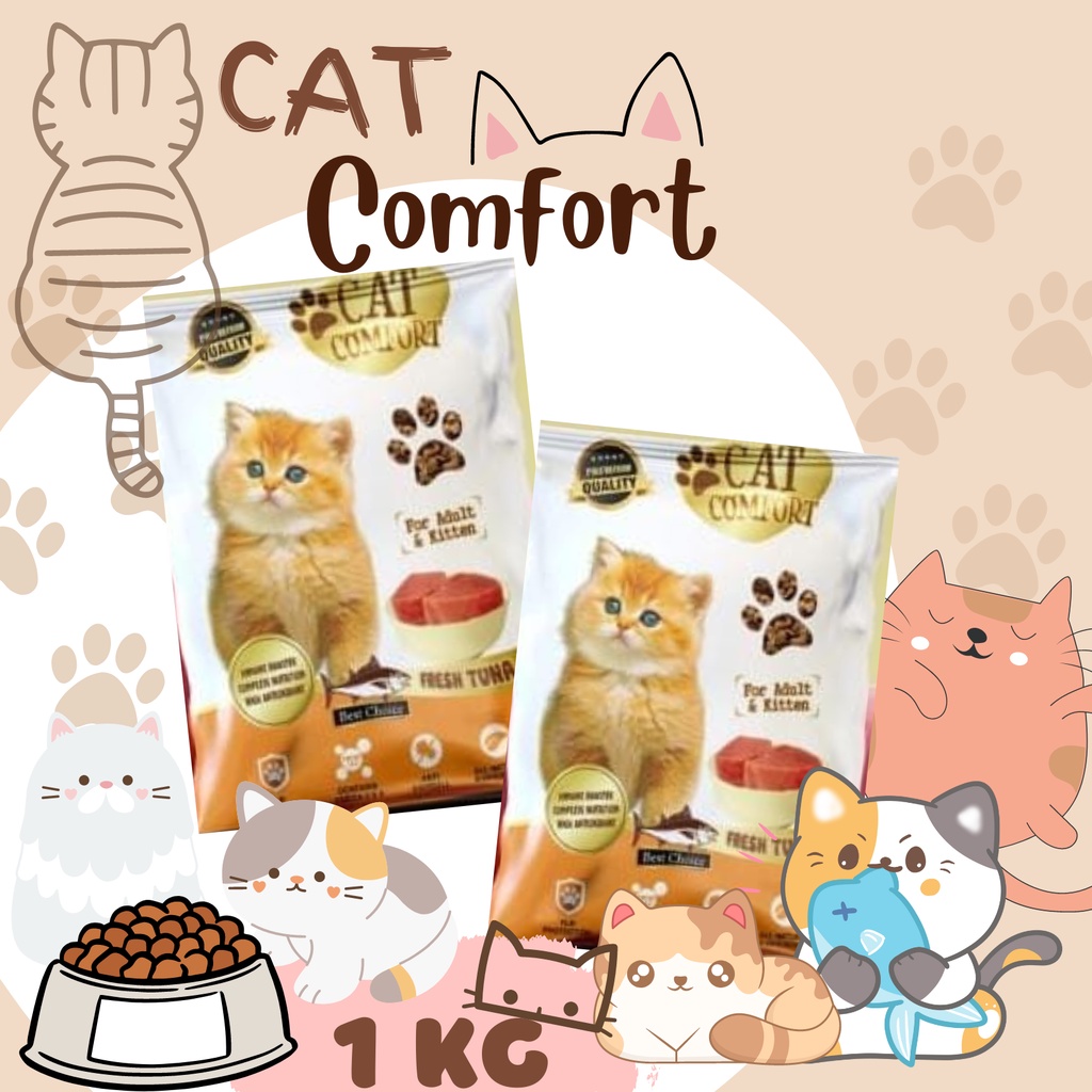 Makanan kucing Cat Comfort 1kg