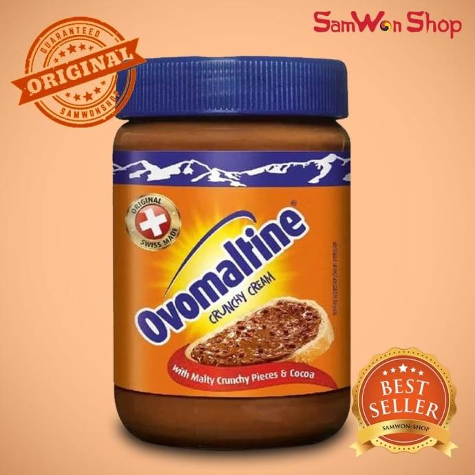 

OVOMALTINE CRUNCHY 680GR SELAI OLES COKELAT / JAR PLASTIK LEBIH BESAR