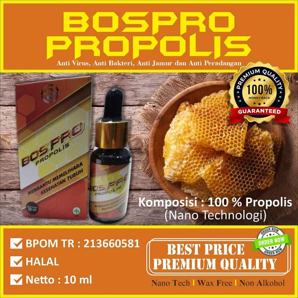 Bos Propolis Bioesa Ori Kemasan 1 Botol isi 10 ml