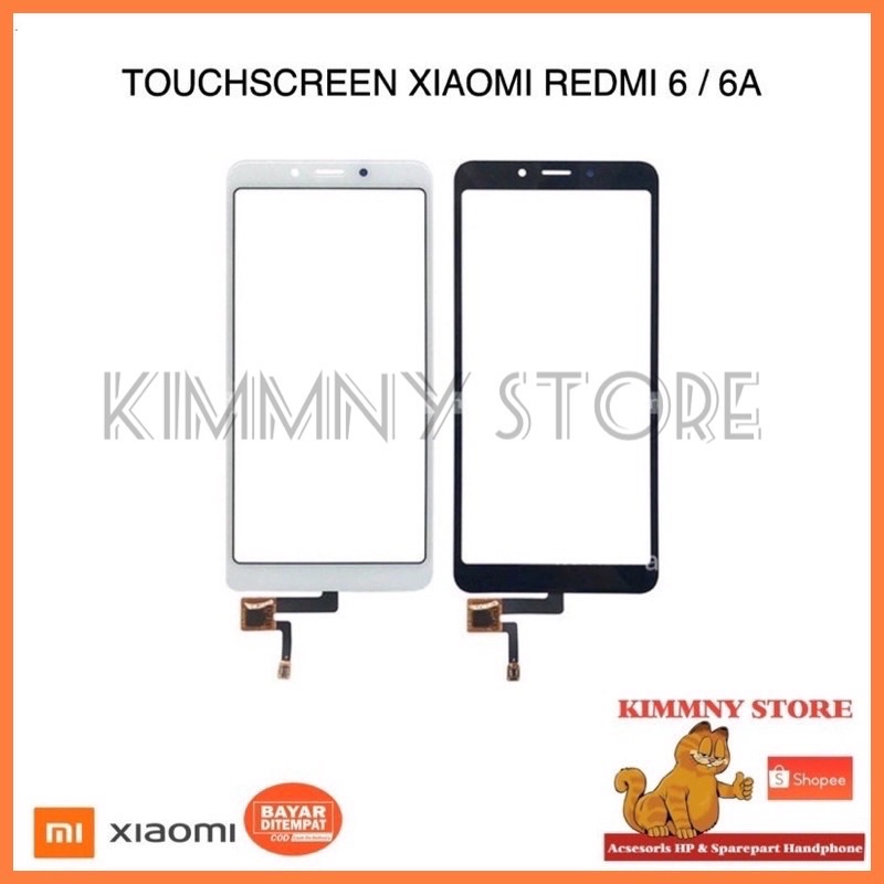 TOUCHSCREEN TC TS LAYAR SENTUH XIAOMI REDMI 6 6A ORIGINAL - Touchscren xiomi 6a / 6