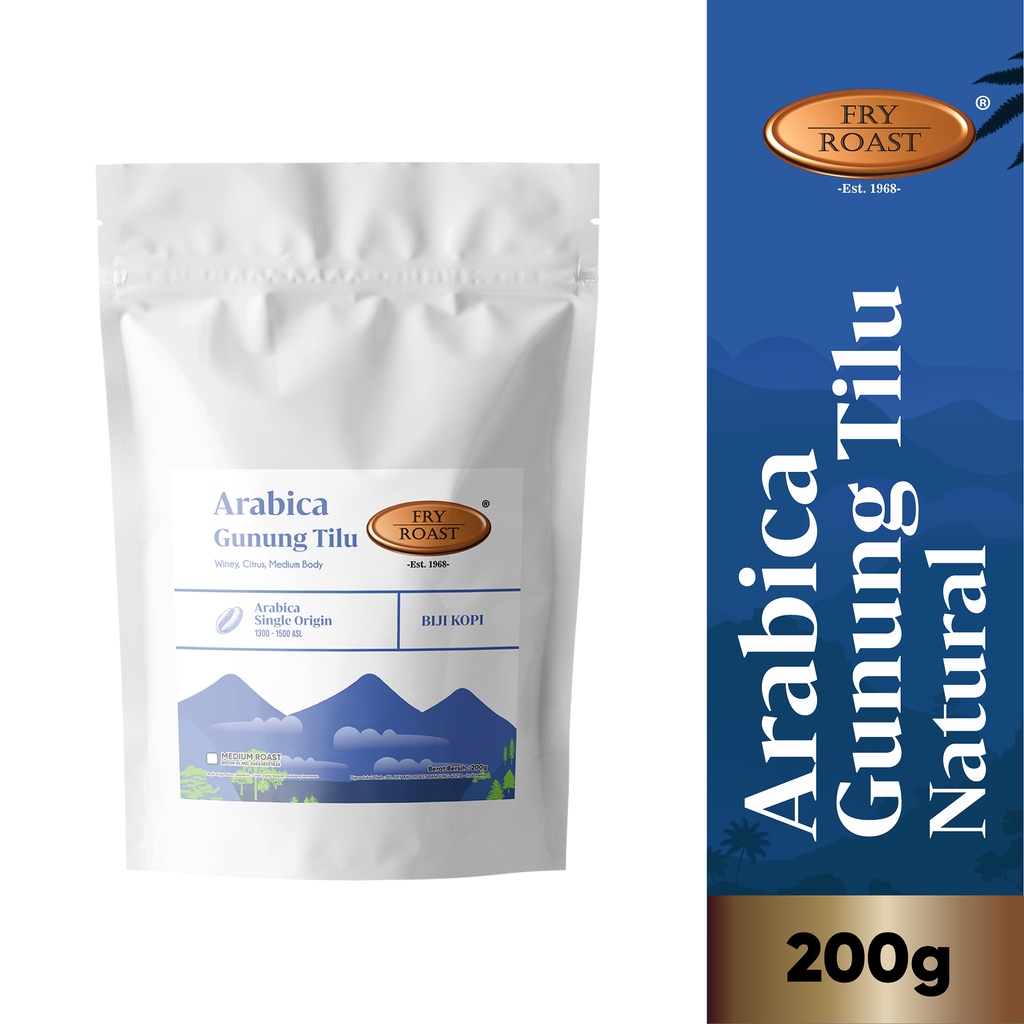 

KOPI ARABIKA TILU NATURAL 200 GRAM BIJI DAN BUBUK