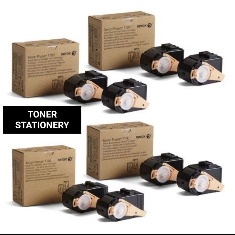 TONER FUJI XEROX PHASER 7100 ORIGINAL BLACK & COLOR