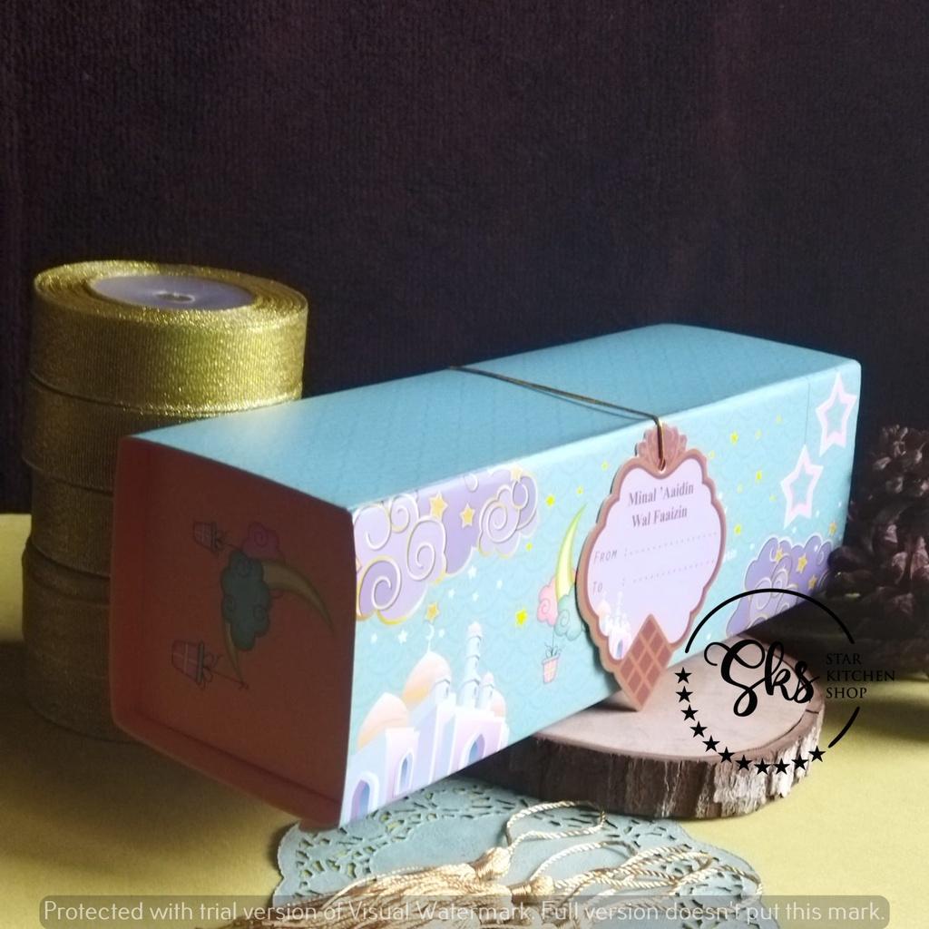 

New MEISY/MEISYA - box Lebaran / dus/packaging / kemasan kue roll cake Idul Fitri