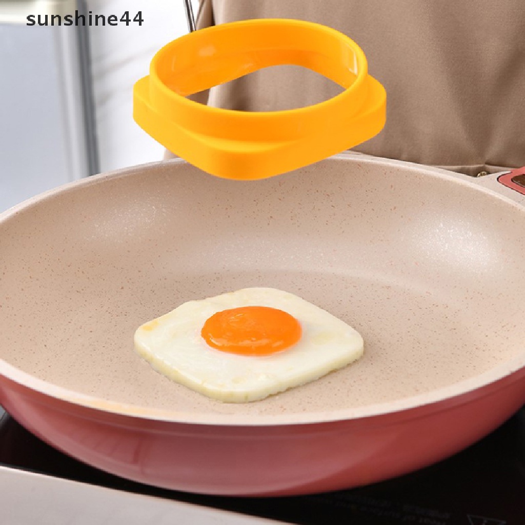 Sunshine Cetakan Pancake / Telur Bentuk Cincin Bahan Silikon