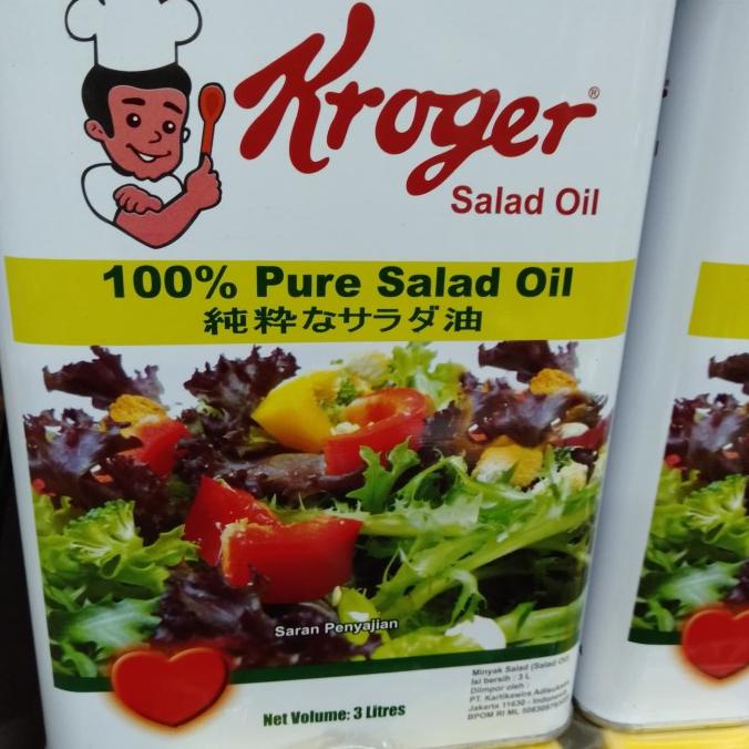 

BEST SELLER SALAD OIL KROGER 3LTR (GRAB-GOJEK) DISCOUNT