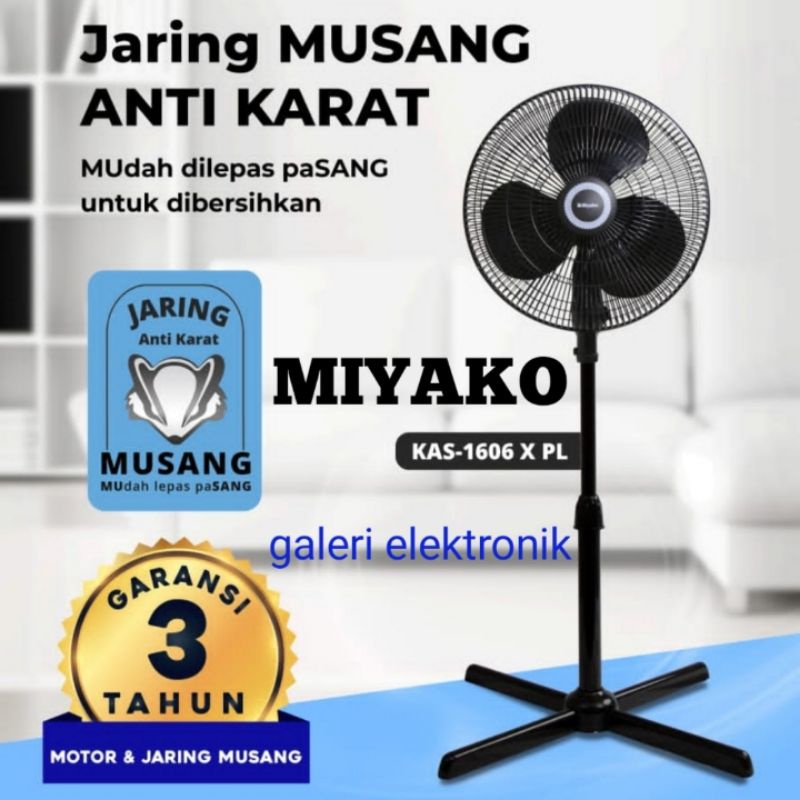 Kipas angin berdiri Miyako 16 inch Miyako KAS 1606 X