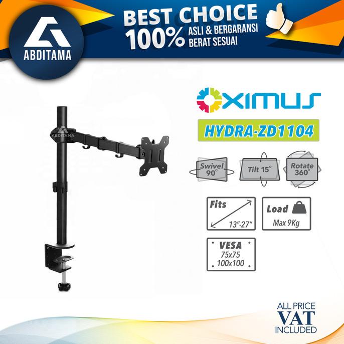 BRACKET MEJA LCD LED TV 1 Monitor 13" - 27" OXIMUS HYDRA ZD1104