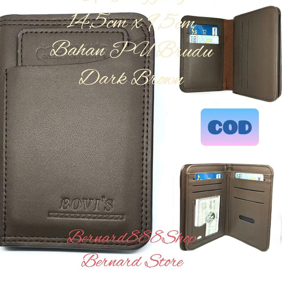 Berani Coba? Dompet Pria Dompet Laki2 Dompet Ukuran Tanggung Dompet Anak Cabut Bahan PU Bludru