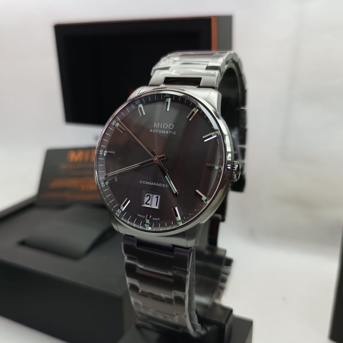 JAM TANGAN MIDO COMMANDER BIG DATE M021.626.33.061.00 ORIGINAL