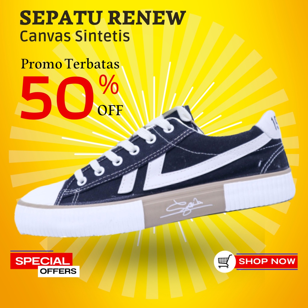 Sepatu Pria Sneakers Casual Keren Original Import 100% Murah Sneaker Kets Kasual Pria Cowok Impor Ga