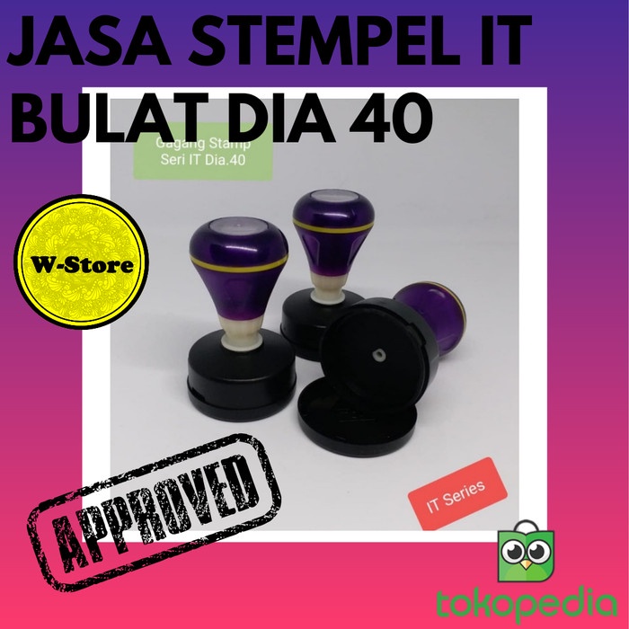 

Spesial Jasa Stempel It Bulat Dia 40 Gilaa!!!