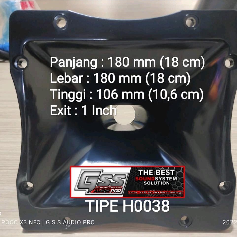 Horn Import Model Rcf Bahan Polycarbonate H0038