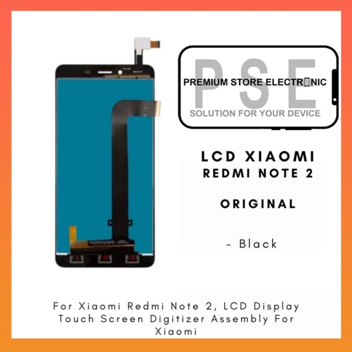 LCD Xiaomi Redmi Note 2 ORIGINAL Fullset Touchscreen Garansi