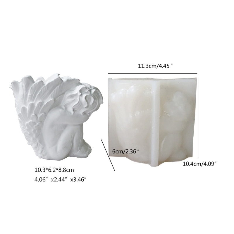 Cetakan Pengecoran Resin Bentuk Silinder Bahan Silikon Untuk Membuat Dekorasi
