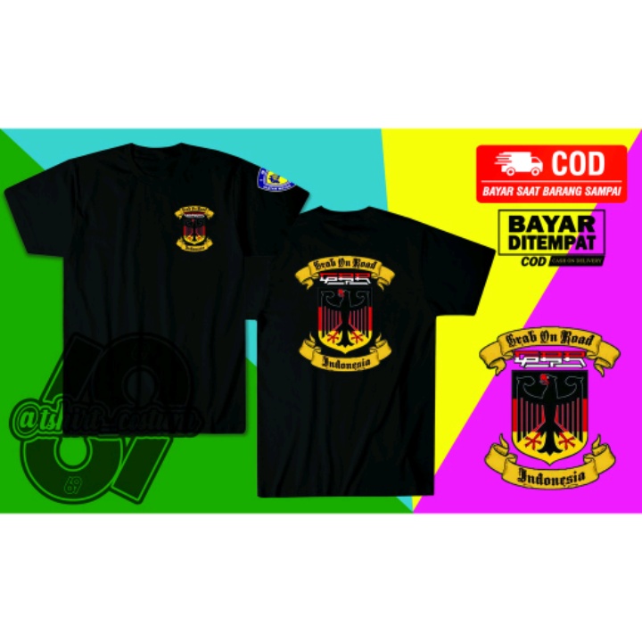 kaos gbr grab on road indonesia premium distro gb94