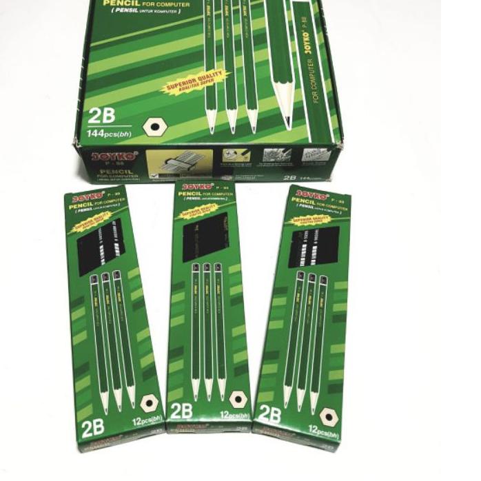 

Hot - Grosir 5kotak /60pcs Pensil 2B JOYKO P-88 Untuk Komputer Original ~