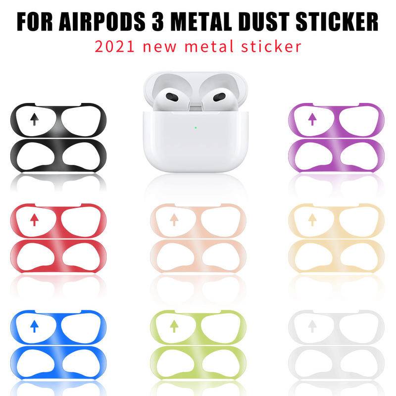 Stiker Cover Pelindung Anti Debu / Gores Untuk AirPods Pro 2 2022 / 3pro / 2 / 1