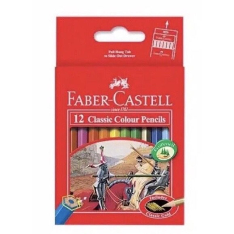 

PENSIL WARNA FABER CASTELL CLASSIC 12pendek/12panjang/24panjang/36panjang