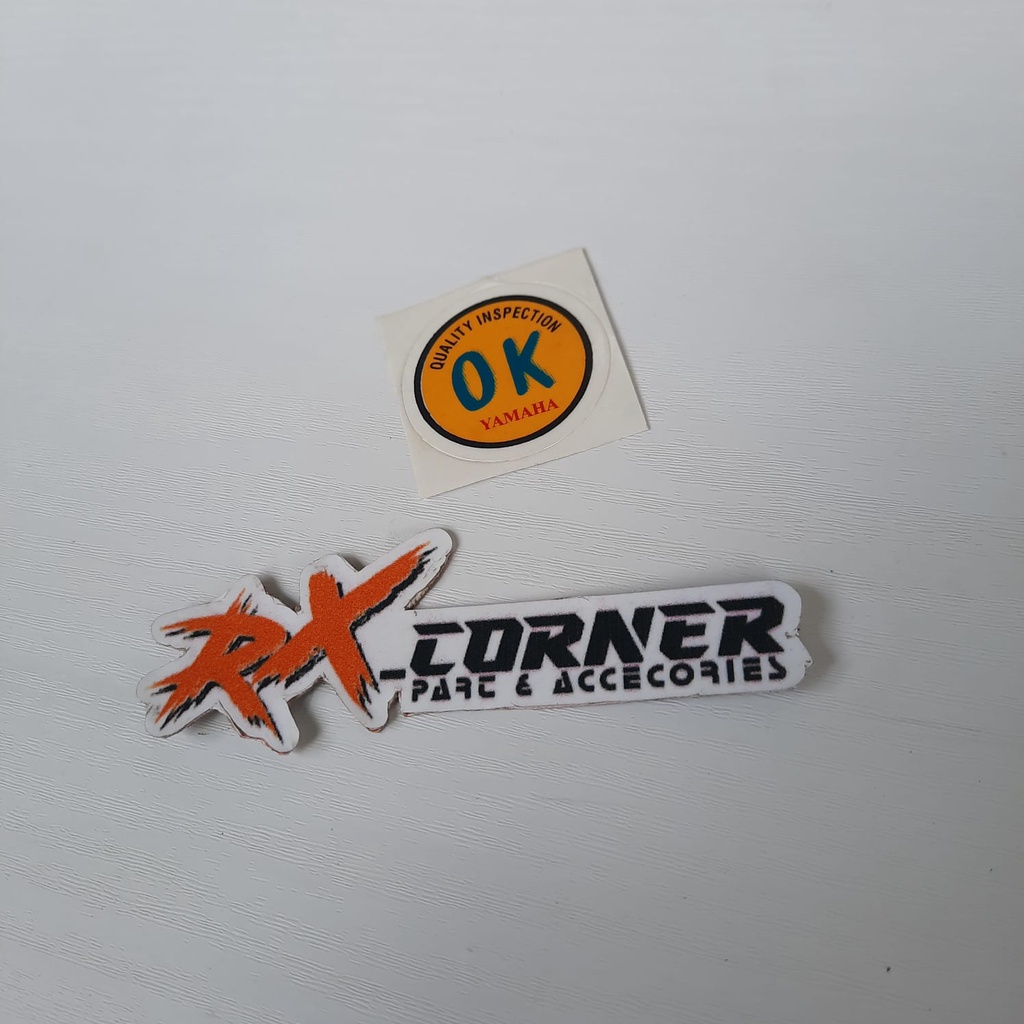Stiker tangki rx king logo OK yamaha