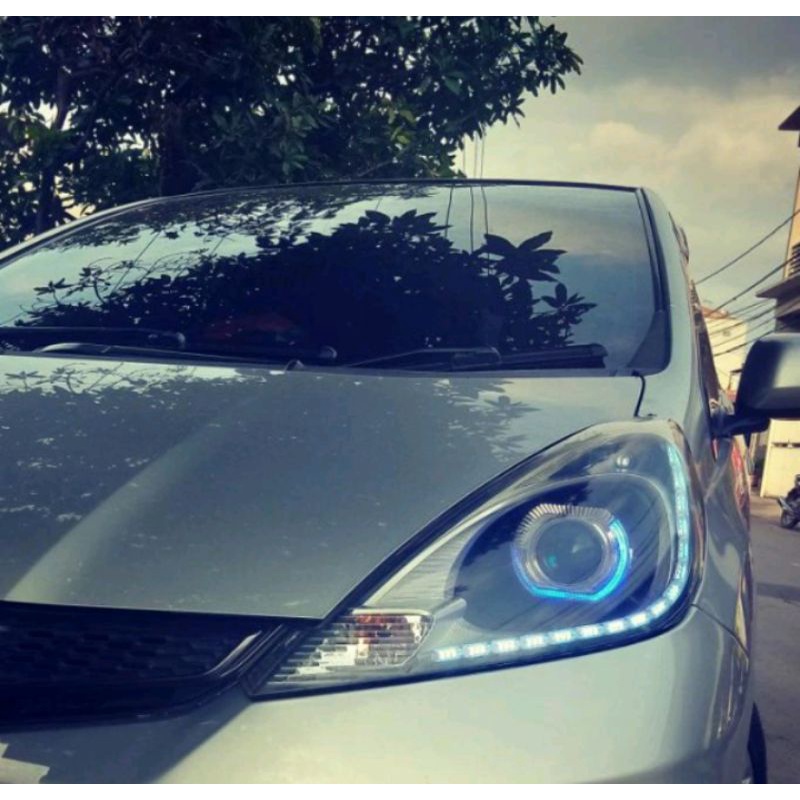 Headlamp Honda Jazz 2008-2014.Custom Lampu Depan Honda Jazz 2008-2014.Lampu Honda Jazz GE8 Custom Pr