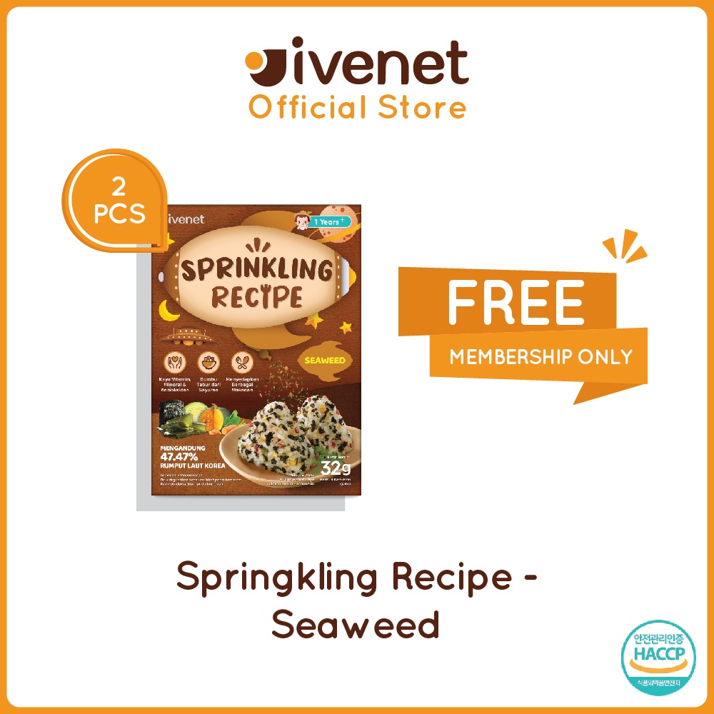 

Free 2pcs - Springkling Recipe - Seaweed