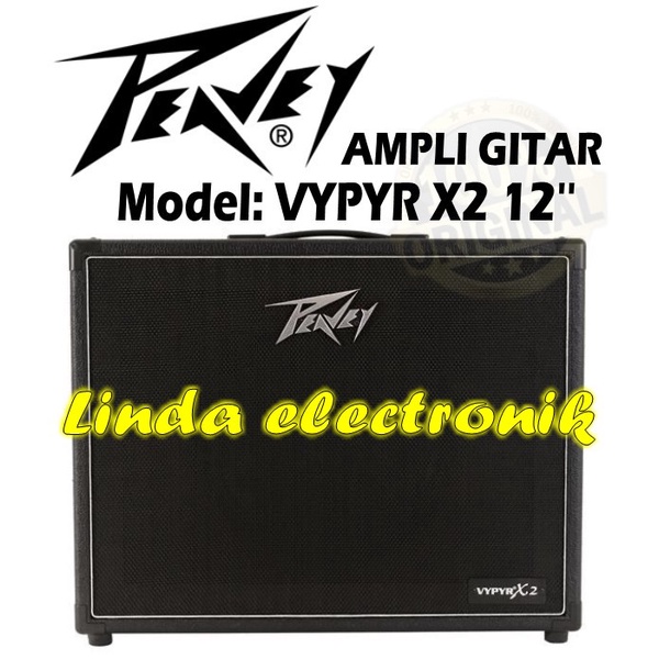 amplifier gitar peavey vypyr x2 12'' garansi resmi original