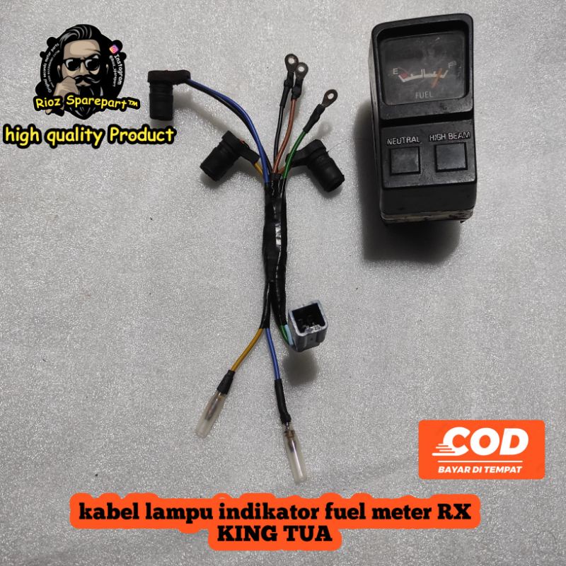 socket soket kabel indikator fuel meter amper meter rx king tua COBRA