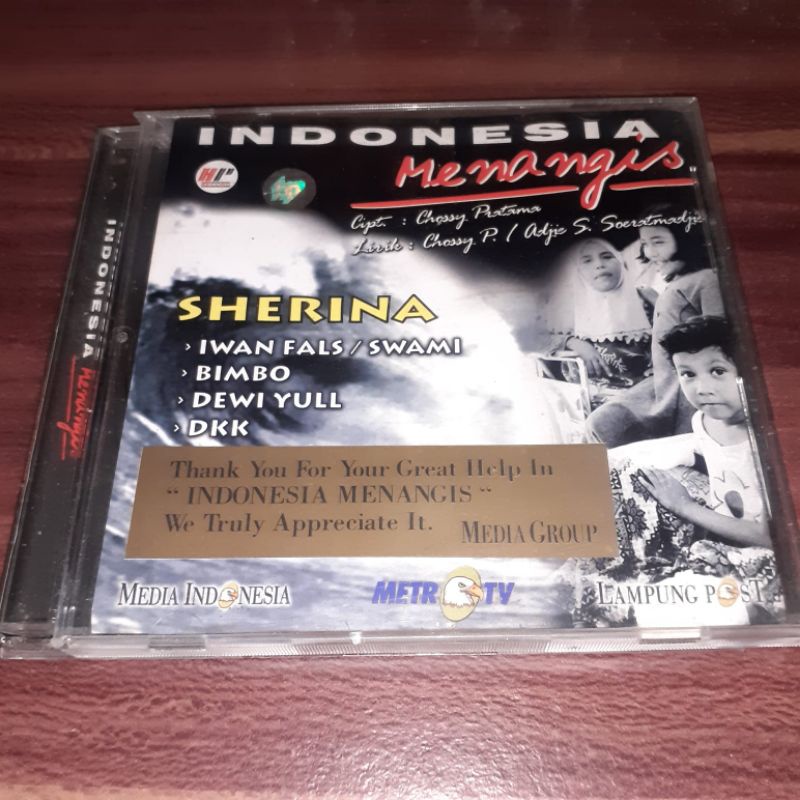 CD INDONESIA MENANGIS - Sherina Iwan Fals Bimbo Dewi Yull