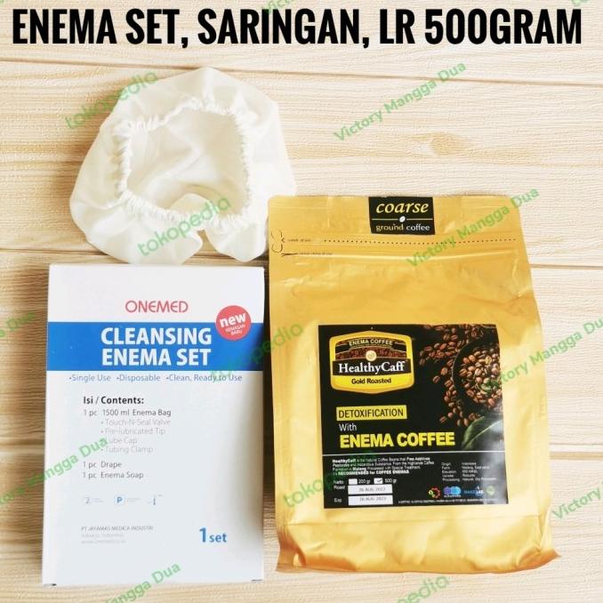 Healthy Caff Enema Kopi Organik Saringan Detox Liver Terapi Usus Besar