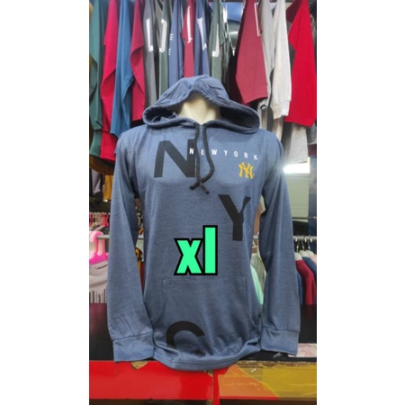 Sweater hoodie navi ukuran Xl pria