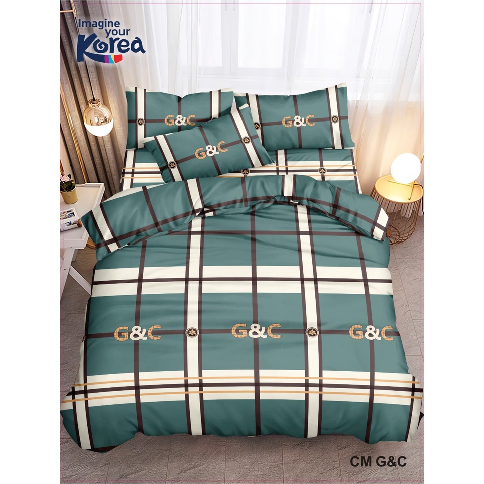 Sprei Homemade Micro Disperse Motif minimalis Zeeline dan trilogy tosca Tidur Nyenyak ukuran 100 120 160 &amp; 180