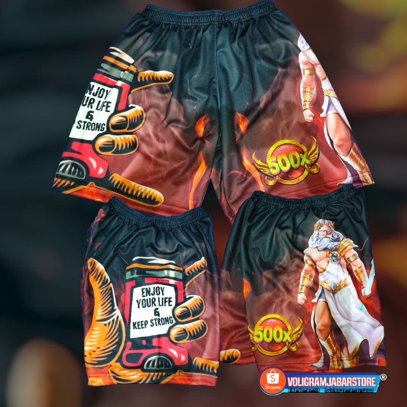 CELANA PENDEK KAKEK ZEUS X500 / KOLOR VOLI KAKEK ZEUS