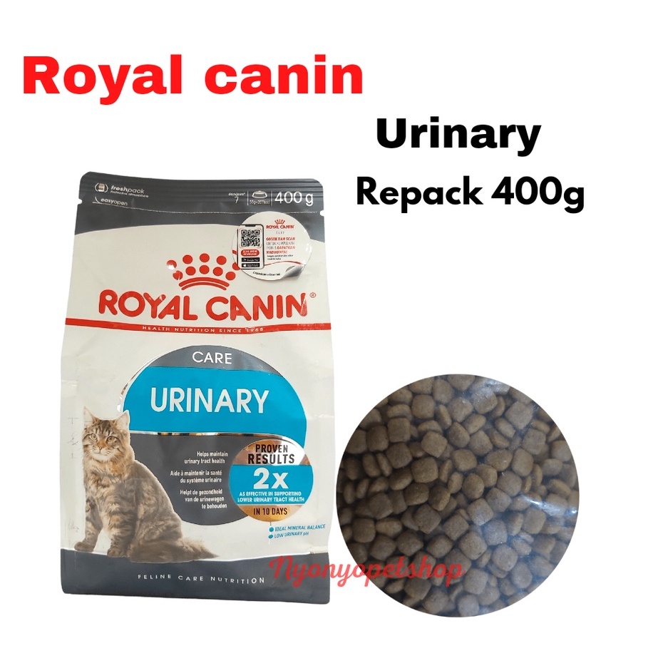 ROYAL CANIN URINARY CARE repack 400 gr makanan kucing dry cat food