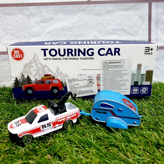 Sale Diecast Set Mobil Touring Camper Truck Travel Van Car Alloy Miniatur Sale