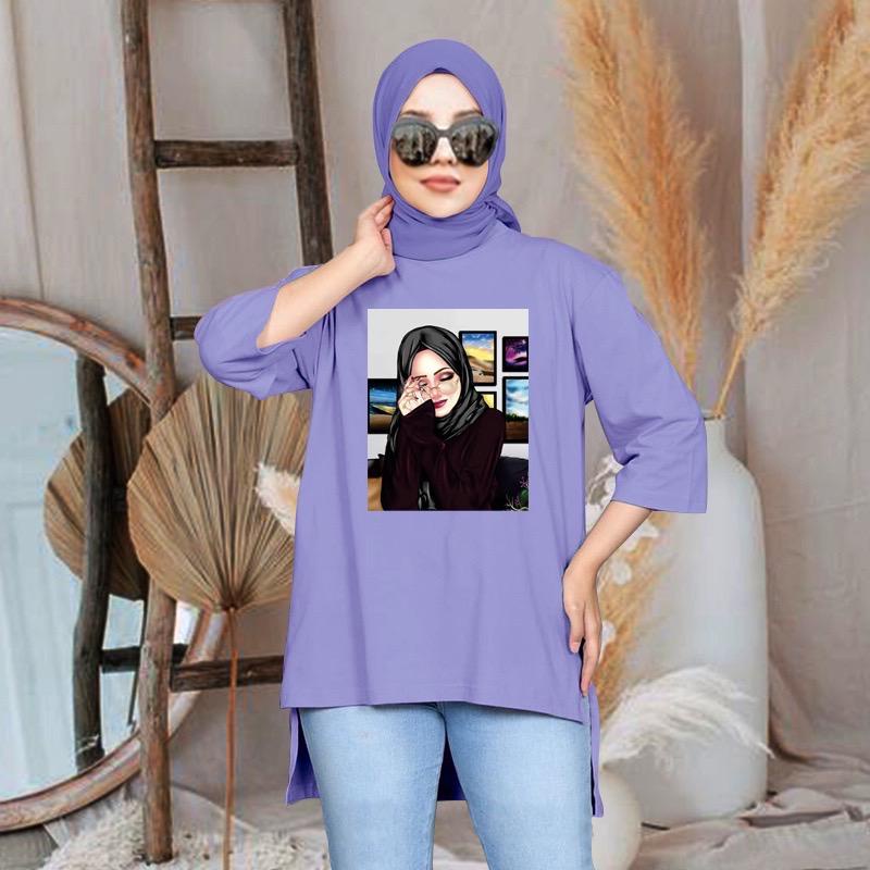 FC - TUNIK BASIC OVERSIZE WANITA HIJAB'S VARIASI 060 DTF