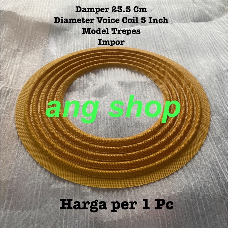 Damper Obat Nyamuk Spiral Demper Speaker 18 21 Inch 23Cm 23 Cm 230 Mm Voice Coil 5 Inch 125Mm 125 Mm