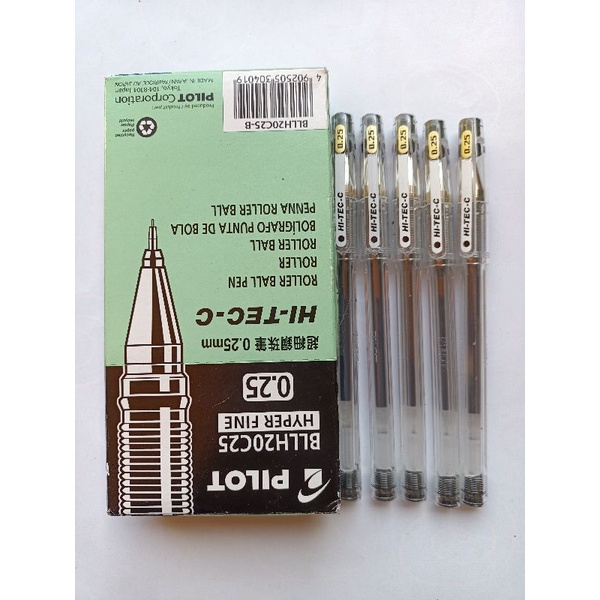 

pulpen Hitech 0.25 Warna Hitam Original/pulpen/pilot/balpoin