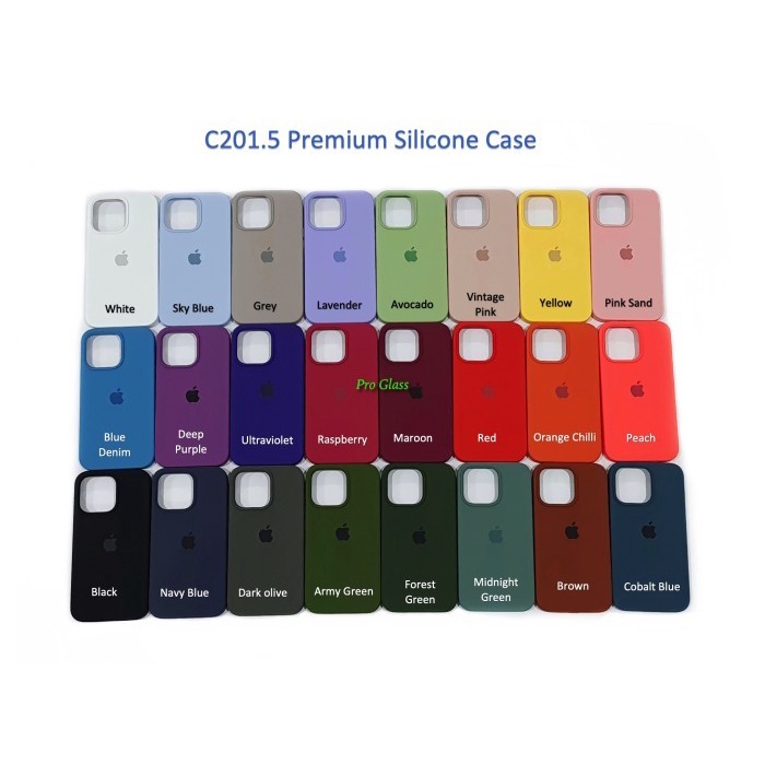 C201.5 Iphone 14 14 PLUS 14 PRO 14 PRO MAX Full Premium Silicone Soft Case